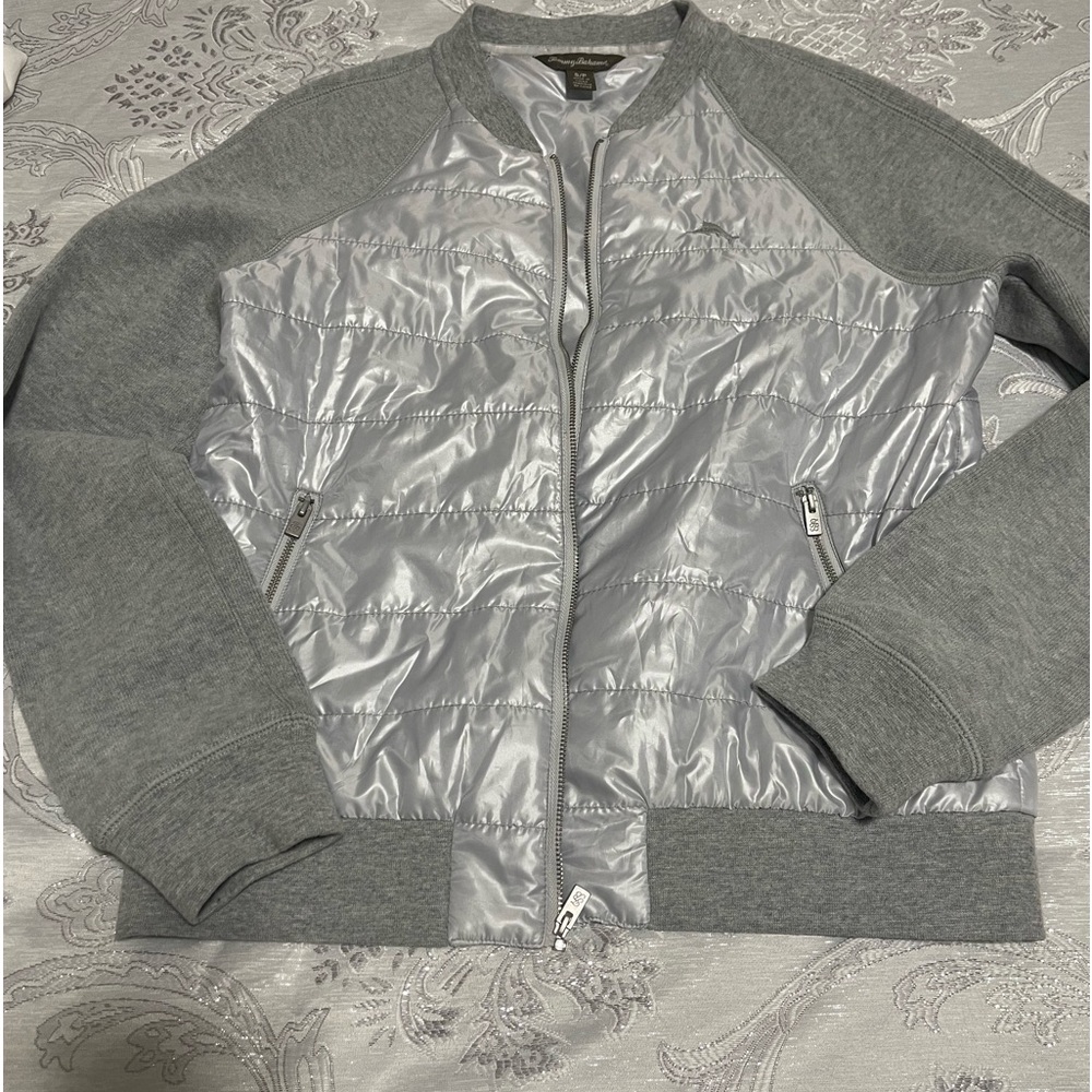 Tommy Bahama light weight puffer jacket EUC small LIKE NEW